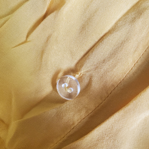 Free People Lost In You Yellow Floral Midi Dress Size M - Picture 7 of 7